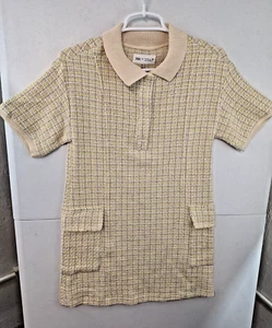 Zara Girls sz 11/12 Textured Short Sleeve Dress NWT $39.90 01307423 - Picture 1 of 4