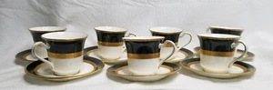 Tazas y platillos Opulence by Noritake de 6 patas usados, nunca usados 10/10 - Imagen 1 de 4