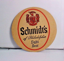 Vintage SCHMIDT'S OF PHILADELPHIA BEER Coaster - POSTPAID!
