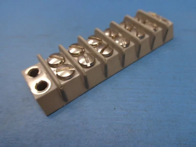 (1) MARCO 37TB06B 6 POSITION 16 AWG 15A 300V MILITARY TERMINAL BLOCK 37TB6B - Image 1 of 3