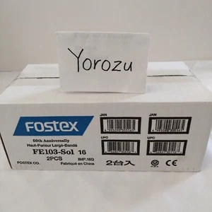 New FOSTEX FE103-Sol 16Ω 10cm Full Range Speaker Unit Pair - Picture 1 of 1