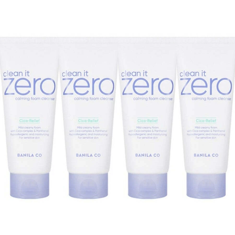 Limpiador de espuma calmante BANILA CO Clean It Zero 150 ml*4 piezas - ENVÍO GRATUITO Foto 1 de 1