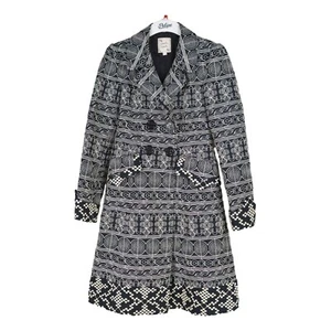 Nanette Lepore Women's trenchcoat size XS Long Lightweight Coat Cotton U18 - Picture 1 of 4