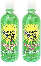 (3 Bottles) Bahama Balm 16 oz Aloe Vera Gel After Sun Skin Care Made In USA