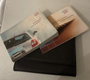 GENUINE AUDI A4 AVANT 2000-2004 OWNERS MANUAL HANDBOOK AUDIO & WALLET - Picture 1 of 1