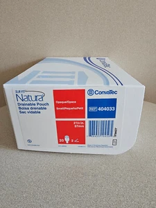 NUEVA CAJA DE 20 Bolsa Convatec 404033 2 1/4 57mm Opaca Drenable - Imagen 1 de 3