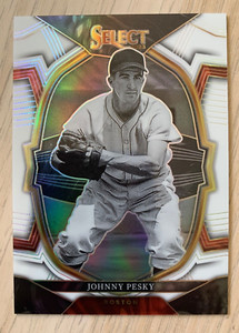 2023 Panini Select white prizm JOHNNY PESKY #ed 148/149! Boston Red Sox