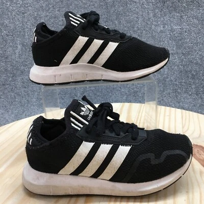 Adidas Shoes Youth 2 Swift Run X Sneakers Black Lace Up Low Top Comfort FY2166 - Image 1 of 4