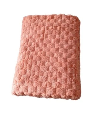 浴身柔软吸水超细纤维橙色毛巾 54x28 英寸 — 第 1/4 张图片