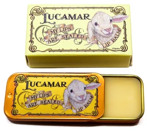 Natural Lip Balm in Tin 10g - Lucamar - Lanolin - Salted Caramel - Bild 1 von 1