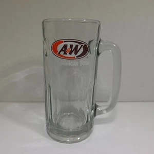 Vintage A&W Root Bierkrug schwer dickes Glas All American Food 7" hoch - Bild 1 von 10