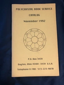 Polycrystal Buch Service Katalog November 1992 - Bild 1 von 2
