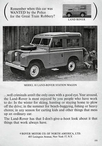 Land Rover Serie IIA 1964 Modelo 88 Station Wagon Anuncio impreso original - Imagen 1 de 1