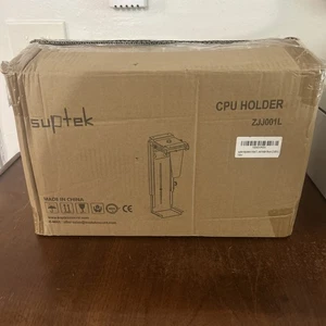 Suptek Adjustable Under Desk and Wall Cpu Holder Black Model No.ZJJ001L New! - Picture 1 of 3
