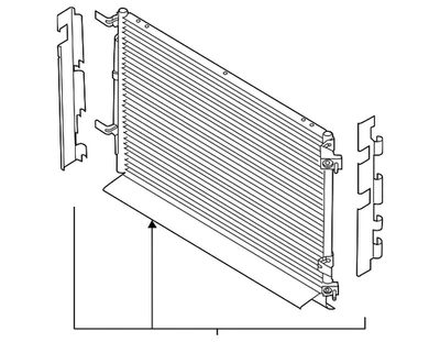 Genuine Ford Condenser KR3Z-19712-A - Image 1 of 4