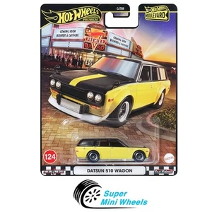 Hot Wheels Datsun 510 Wagon – Yellow - Boulevard #124 - Picture 1 of 2