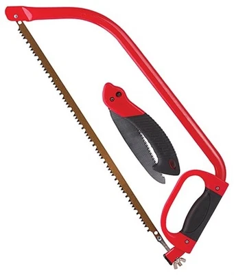 Juego combinado de sierra Bond de 2 piezas, sierra de arco de 24" y sierra plegable de 7,5" Foto 1 de 4