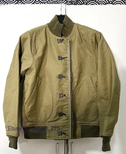 Mens Retro Vintage Style Deck Hook Jacket Military Cargo Work Windproof - Picture 1 of 27