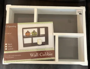 4 opening Wall Cubbie 13"x 18"x 4" White - Picture 1 of 5