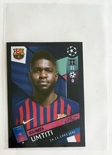 Samuel Umtiti FC Barcelona Topps UEFA Champions League 2018-2019 Sticker No. 10