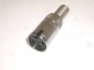 AMPHENOL 91-MC4F CONECTOR JACK DE MICRÓFONO DE 4 PINES (ACOPLA A 91-MC4M) - Imagen 1 de 3