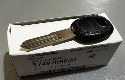 Genuine Subaru Master Key. 57497KG020 - Image 1 of 2