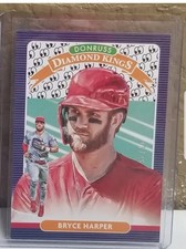 2020 Donruss Bryce Harper Look at This Parallel 7/25 Diamond Kings #24 SSP