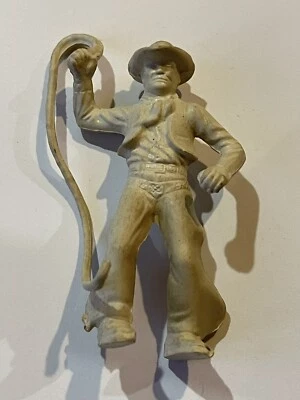 MARX 60MM WESTERN TOWN VAQUERO, AMARILLO, VINTAGE, ORIGINAL Foto 1 de 2