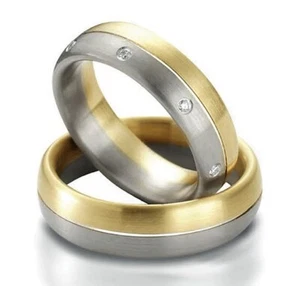 DISEÑO MADURO - ELEGANTES ANILLOS DE BODA / BRONCE - ORO - GRAN SELECCIÓN EN TIENDA - Imagen 1 de 1
