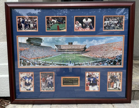 Florida Gators 1996 National Champions Football Framed Plaque with Photos Cover