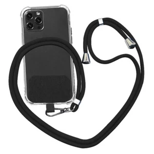 Universal Crossbody Nylon Patch Phone Lanyards Rope Mobile Phone Strap Lany~m!mx - Photo 1/16