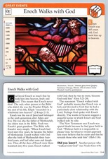 Enoch Walks With God #71.5 Events - Family Bible 1994-2001 Grolier Card
