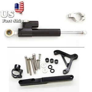 USA Fit HONDA CB1000R 2009 2010 11 12 Steering Damper Stabilizer And Bracket Kit - Picture 1 of 13