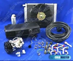 UNIVERSAL UNDERDASH AIR CONDITIONER 202-1 12V & ELECTRIC HARNESS 12X16 COND - Picture 1 of 10