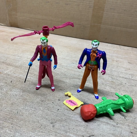 Vintage Kenner Dark Knight Keaton Knockout And Sky Escape Jokers Complete Cover