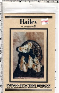 "Hailey" ©1992 Indygo Junction Designs Amy Martin Pattern # 608 12" Jointed Bear - Picture 1 of 4