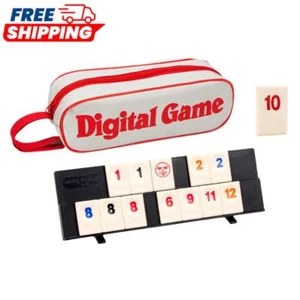 Kids Fast Moving Rummy Tile Casual Gathering Table Game 2 3 4 Player Digital Toy - Picture 1 of 15