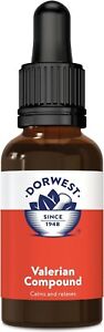 Dorwest Valerian Compound for Dogs and Cats, 30ml,Quick acting Dog Calming Drops