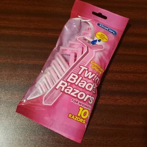 Xtracare Women Twin Blade Shaving Razors 10 Pack Disposable - Picture 1 of 3