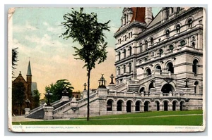 Albany NEW YORK State Capitol East Eingang NY 1911c Vintage Postkarte - Bild 1 von 2