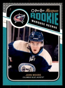 2011-12 O-Pee-Chee #589 John Moore Columbus Blue Jackets RC - Picture 1 of 2