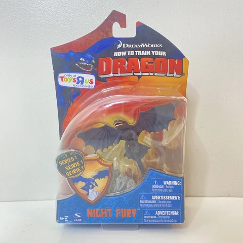 How to Train Your Dragon Night Fury Series 1 Toys R Us Exclusive 2010 SpinMaster Cover