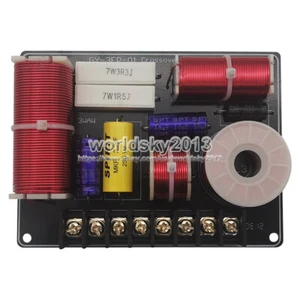 2pcs 200W 3 Way Tweeter Bass Speaker Frequency Divider Aplifier Crossover Filter - Picture 1 of 7