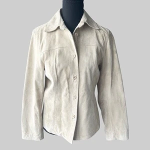 Stormtech Tan Suede Leather Lightweight Jacket Size S - Bild 1 von 16