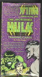 1991 Comic Images The Incredible Hulk paquete de 48 tarjetas caja 480 tarjetas en caja - Imagen 1 de 2