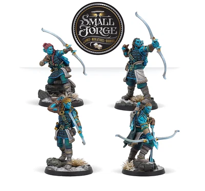 WW02005-0016. Warcrow - Ice Archers - Northern Tribes. NEW - image 1 of 4