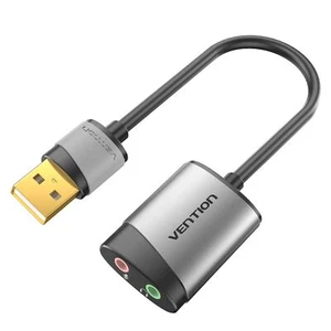 USB Audio Adapter - USB External Stereo Sound Card to 3.5mm Headphone... - Picture 1 of 7