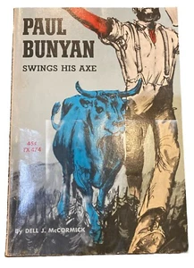 Paul Bunyan Swings His Axe 1966 4th Printing Edition TX474 Scholastic - Picture 1 of 3