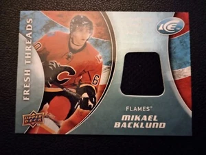 2009-10 Upper Deck Ice Mikael Backlund JERSEY Flames - Picture 1 of 2