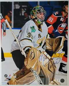 MARTY TURCO firmato 16x20 NHL licenza DALLAS STARS gioco foto azione GA & BAS - Foto 1 di 4